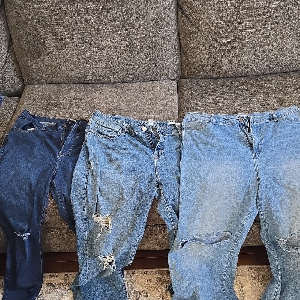 SWANK Light Blue Denim Jeans - Picture 2 of 8
